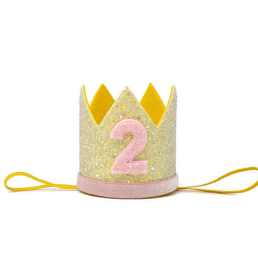 Yellow and Pink Crown