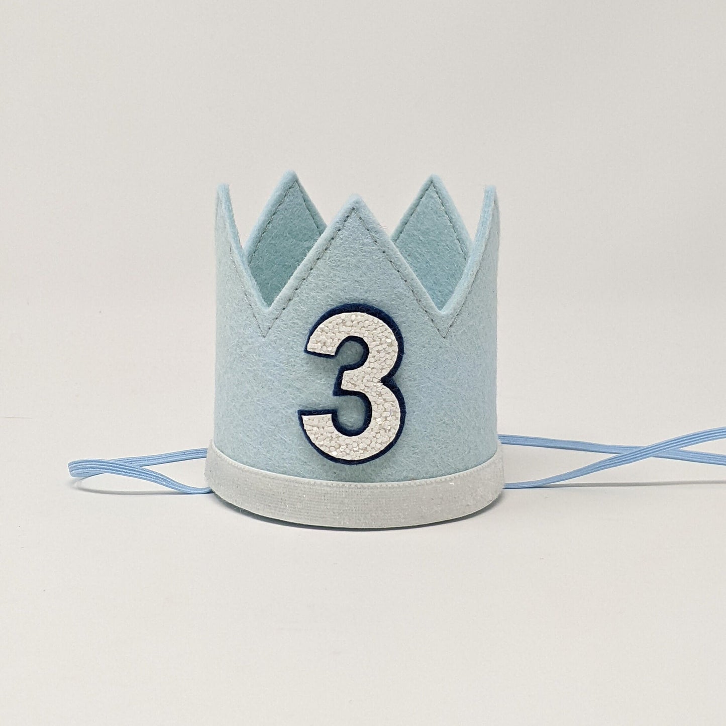 Blue and White Crown