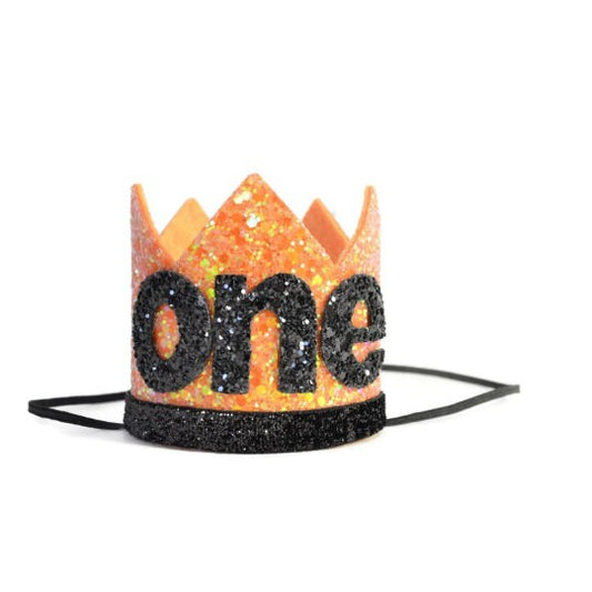 First Birthday Party Crown, 1st Birthday Party Hat, Birthday Party Hat, Little Blue Olive, October party, Halloween Party