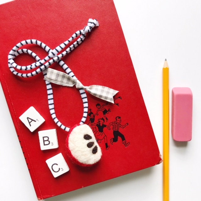 Apple Slice Necklace