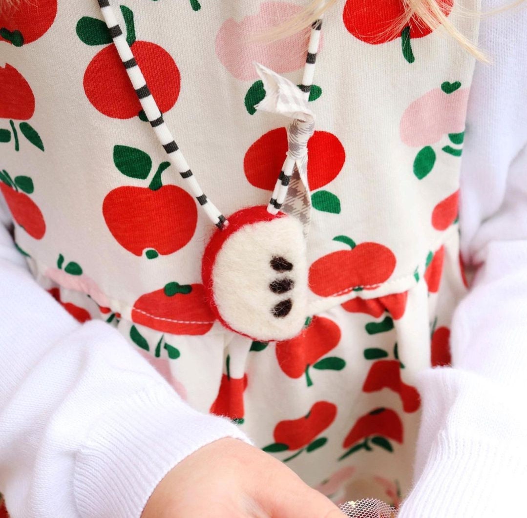 Apple Slice Necklace
