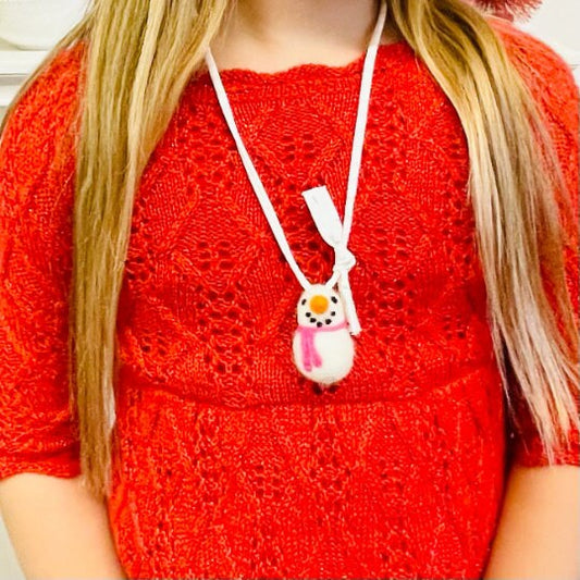 Snowman Necklace