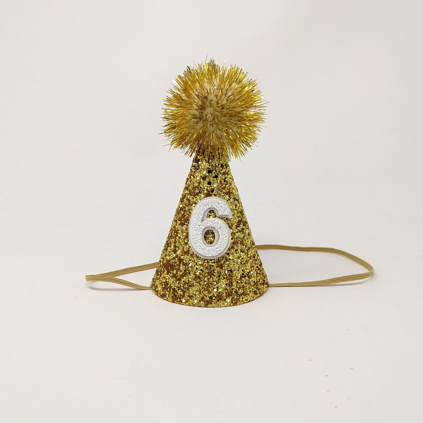 Gold Birthday Hat, Gold Party Hat, First Birthday Hat, Over the Hill Birthday, Little Blue Olive