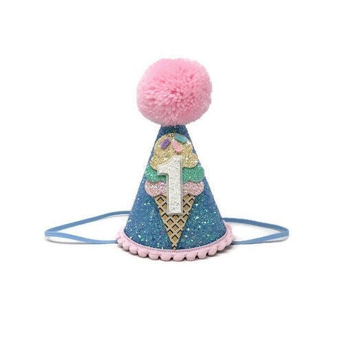 Ice Cream Party Hat, Ice Cream Birthday Party, Ice Cream Social, Summer Birthday Party