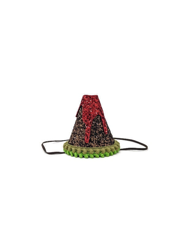 Volcano Birthday Hat