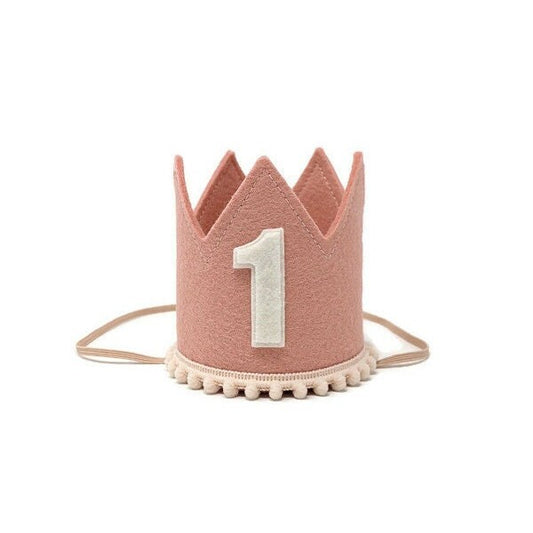 Rose and Pale Blush Crown