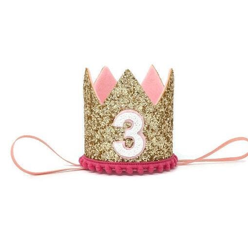Pale Gold and Pink Crown