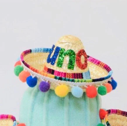 Sombrero with Pom Trim