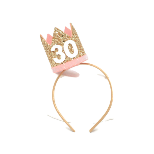 Pale Gold and Rose Crown