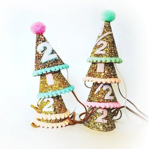 Small Glitter Party Hat
