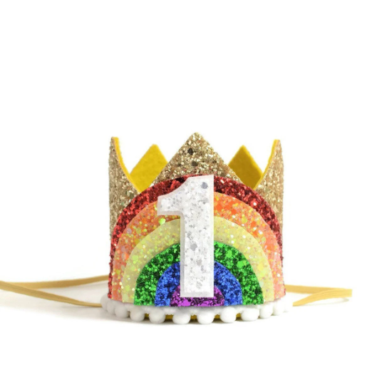 Bright Rainbow Crown
