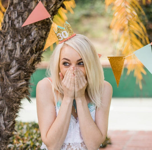 Gold and Coral Crown