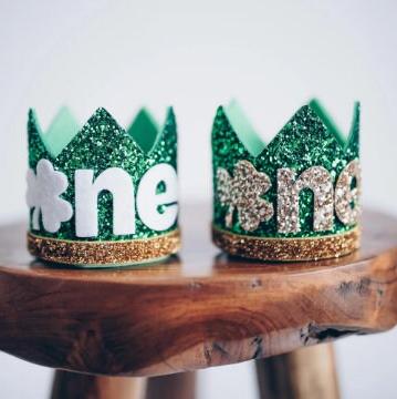 St. Patrick's Day Birthday Crown