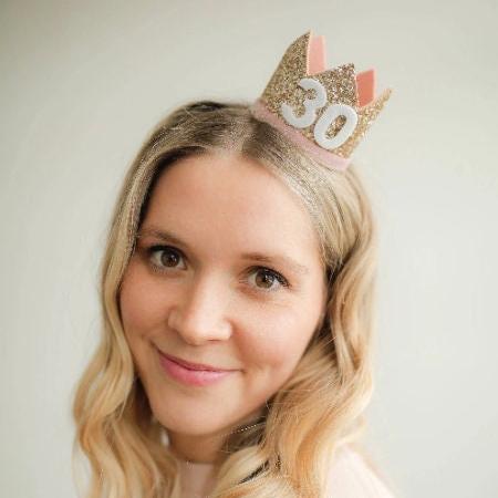 Pale Gold and Rose Crown