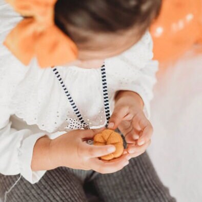 Orange Pumpkin Necklace