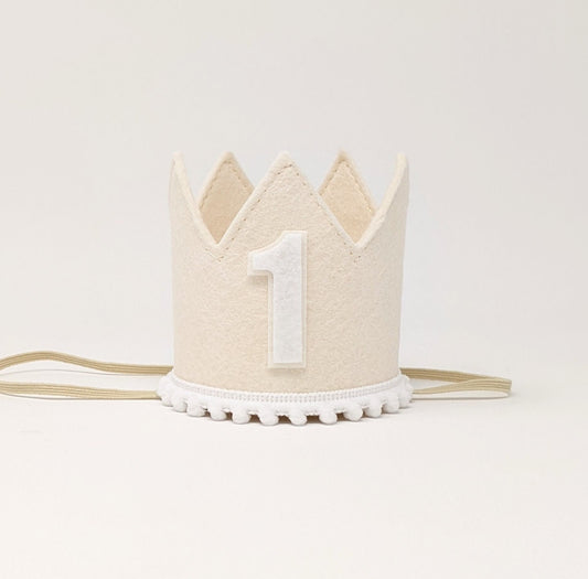 Linen and White Crown