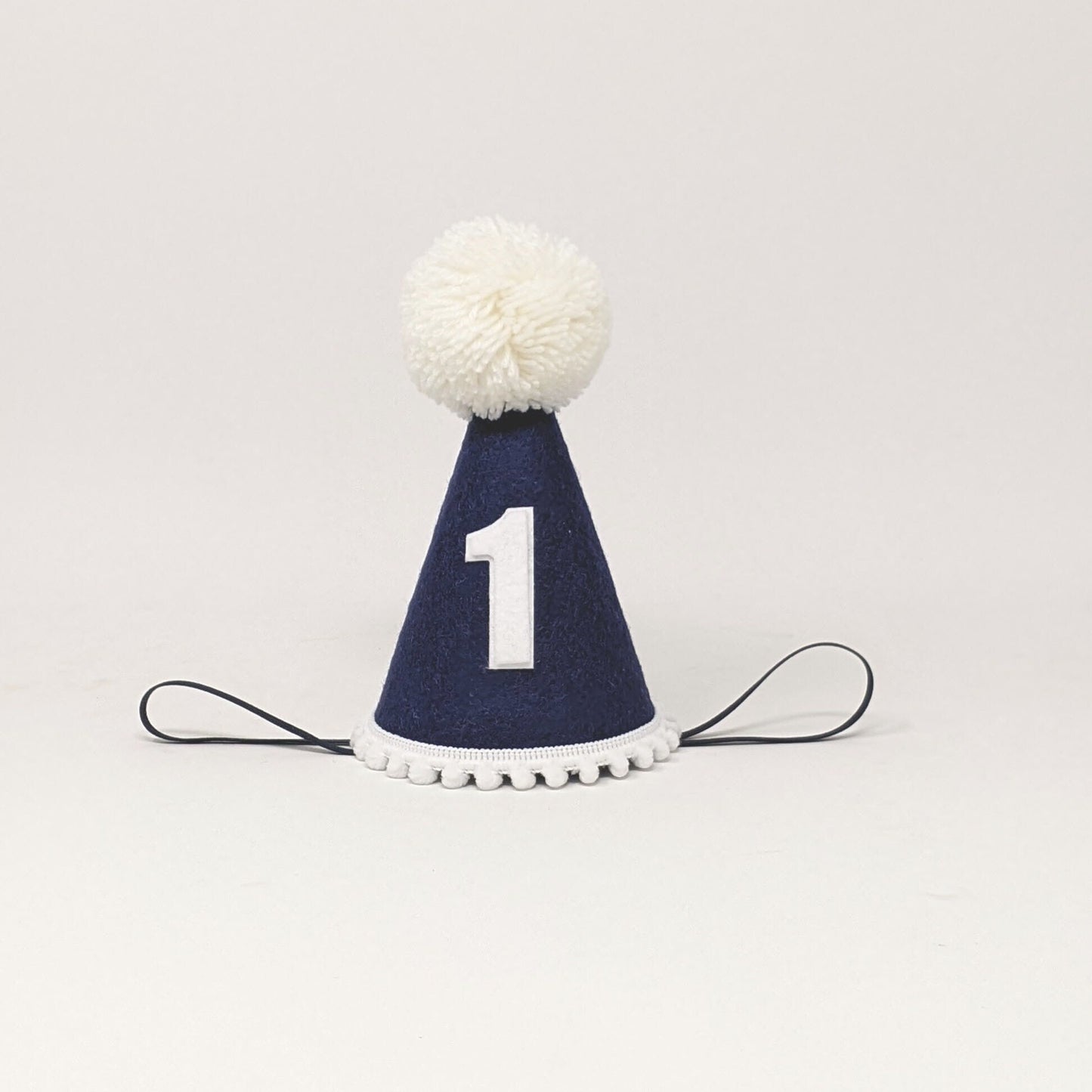 Navy Blue Felt Party Hat