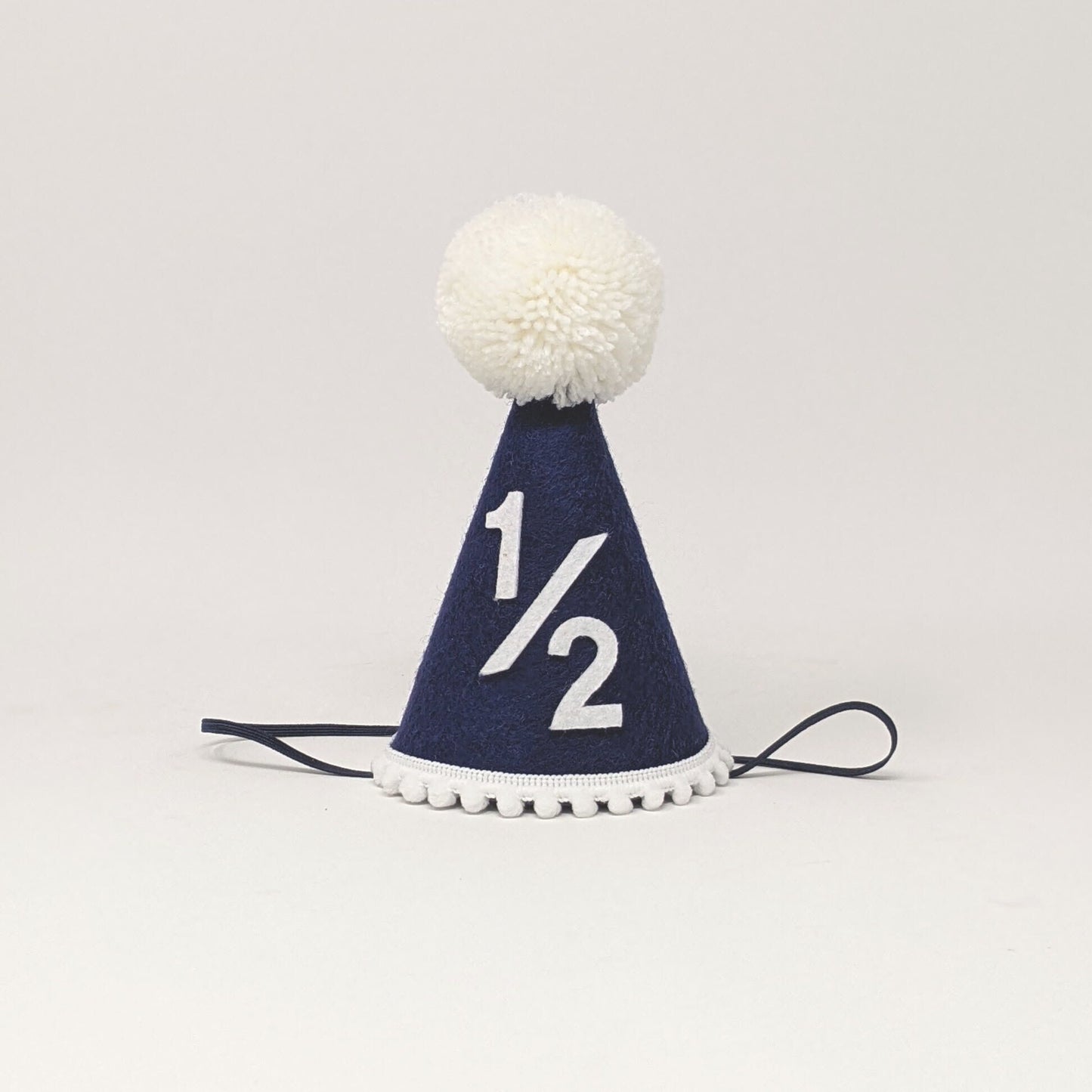 Navy Blue Felt Party Hat