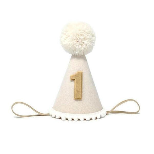 Linen and White with Beige Number