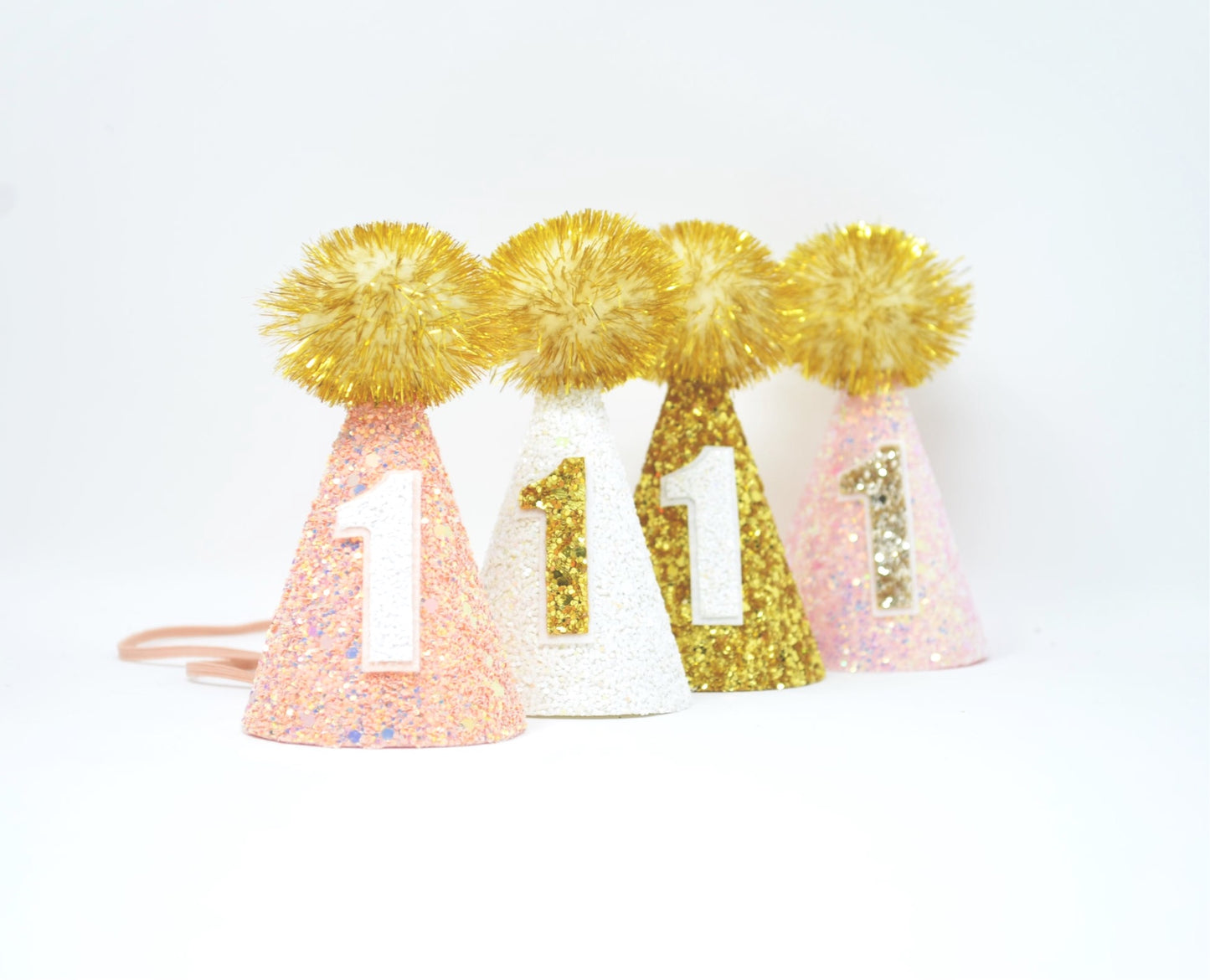 First Birthday Girl Party Hats, Ready To Ship