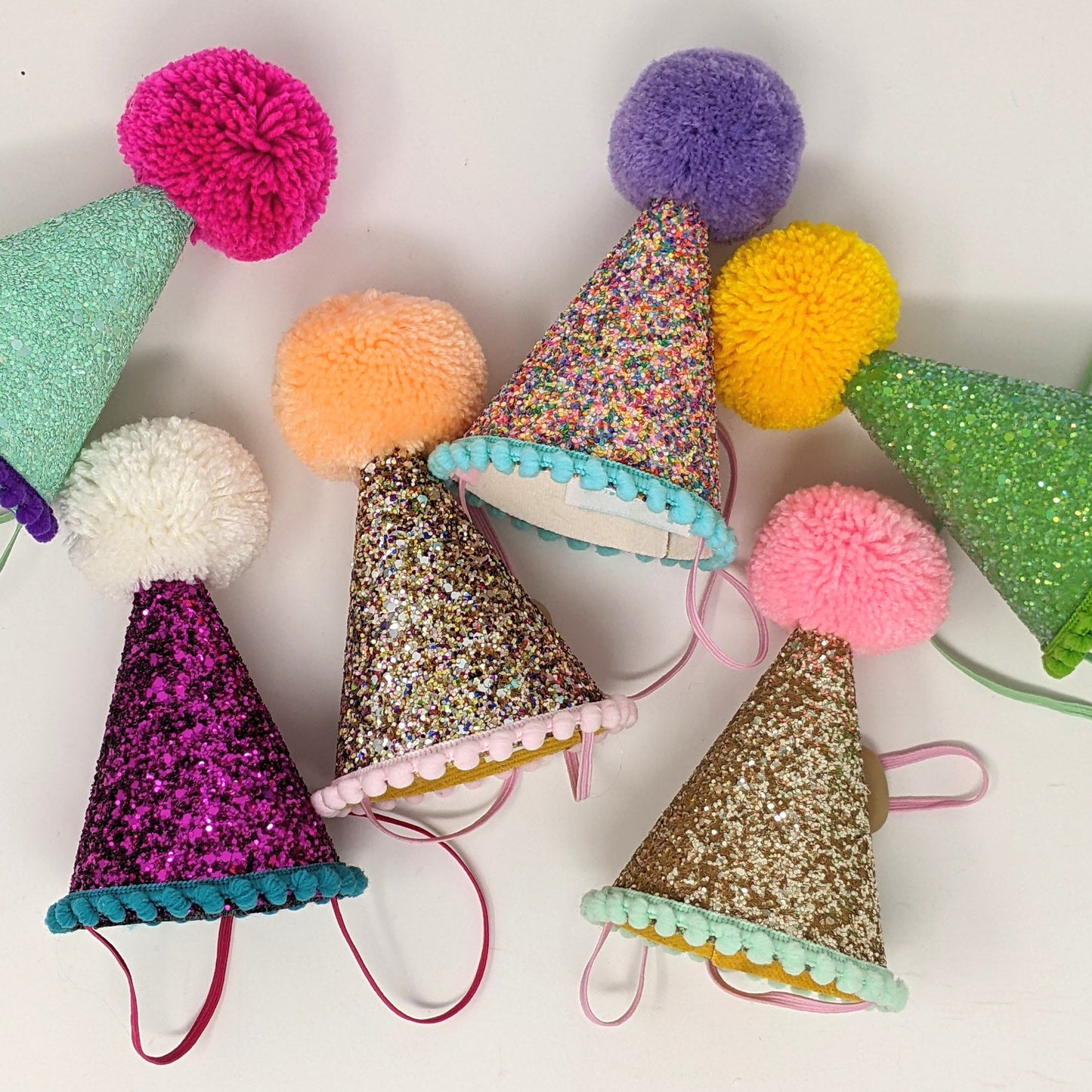 Design your own - Large Pet Glitter Party Hat