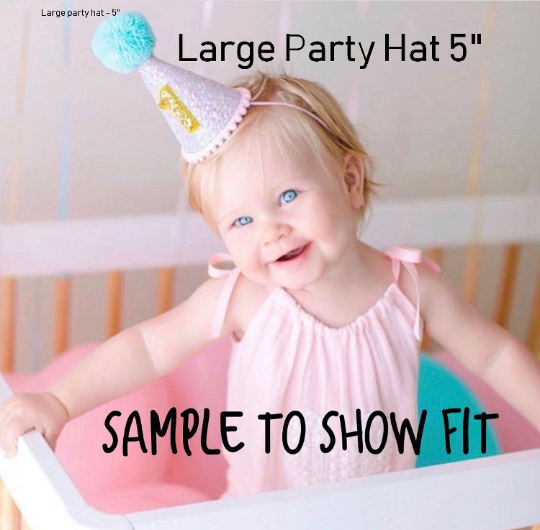 Heather Gray Felt Party Hat