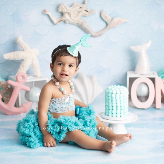 Mint Mermaid Party Hat