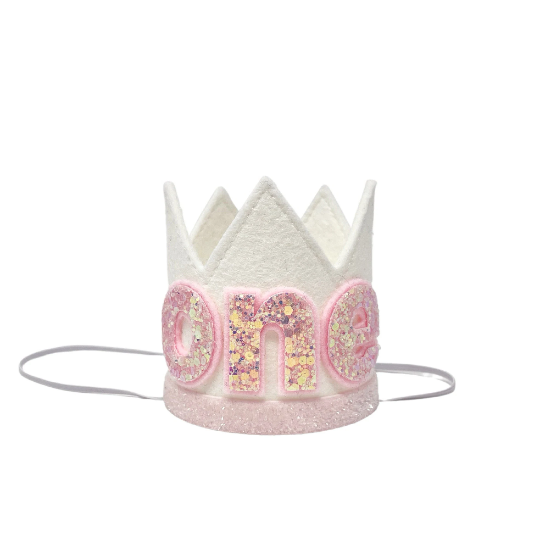 White Felt Crown